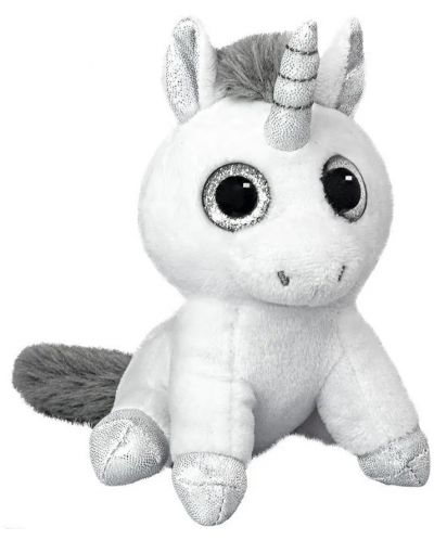 Jucărie de pluș Wild Planet - Unicorn gri, 21 cm - 1