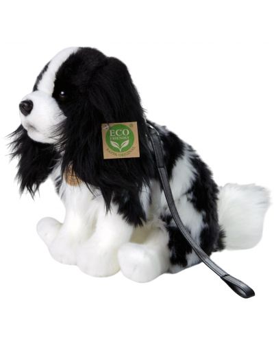Jucărie de pluș Rappa Eco Friends - Câine Cavalier King Charles Spaniel, 27 cm - 2