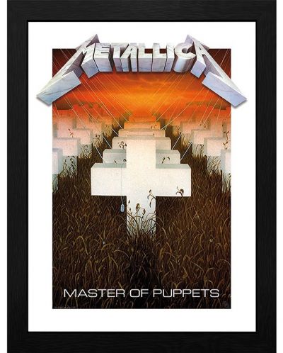 Afiș înrămat GB eye Music: Metallica - Master of Puppets - 1