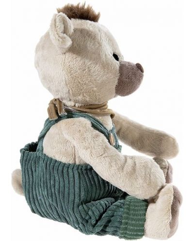 Jucarie de plus Heunec - Ursul Hugo, cu salopeta, 35 cm - 2