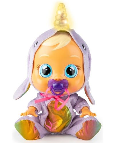 Papusa bebe-plangacios  IMC Toys Cry Babies Special Edition - Narvie, cu corn luminos - 3