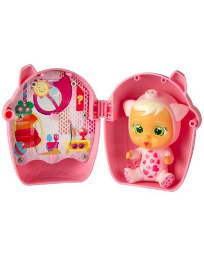 Mini papusa plangacioasa IMC Toys Cry Babies Magic Tears S1 - Roz, sortiment - 1