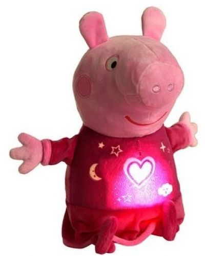 Jucarie de plus care lumineaza Simba Toys Peppa Pig - Peppa, 25 cm - 3