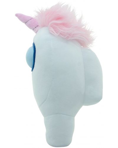 YuMe Games: Among Us - Coleg de echipaj alb cu pălărie de unicorn, 30 cm - 3