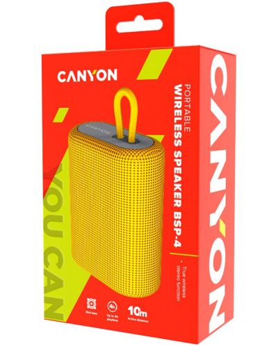 Difuzor portabil Canyon - BSP-4, galben - 4