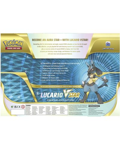 Pokemon TCG: Lucario VSTAR VSTAR Premium Pin Collection - 2