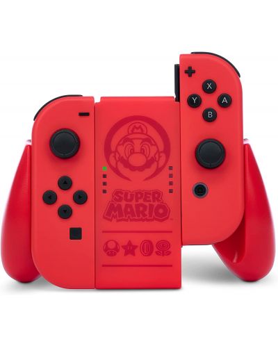 PowerA Joy-Con Comfort Grip, pentru Nintendo Switch, Super Mario Red - 4