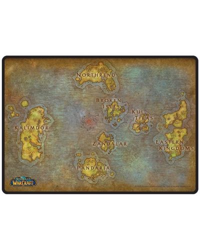 Mouse pad ABYstyle Games: World of Warcraft - Map - 1