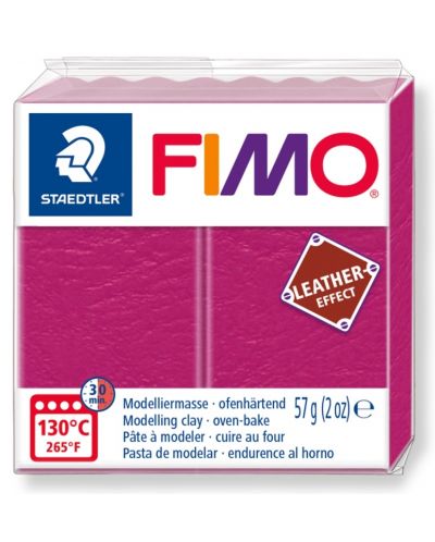 Lut polimeric Staedtler Fimo - Leather 8010, 57g, roz - 1