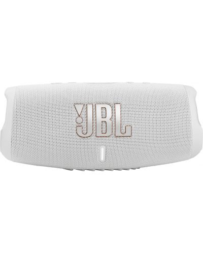 Boxa portabila JBL - Charge 5, alba - 1