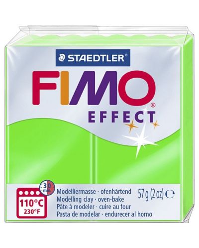 Argina polimerica Staedtler Fimo Effect, 57gr, verde 501	 - 1