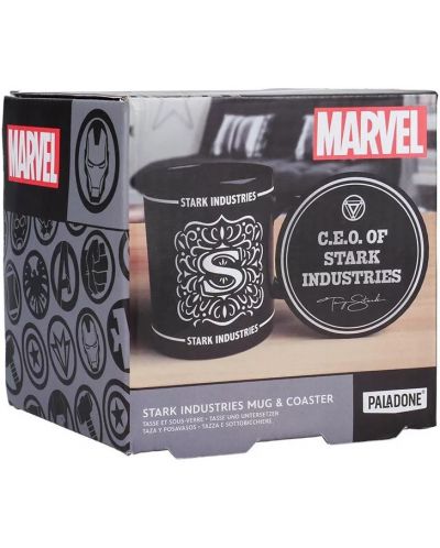 Set cadou Paladone Marvel: Stark Industries - Logo - 5