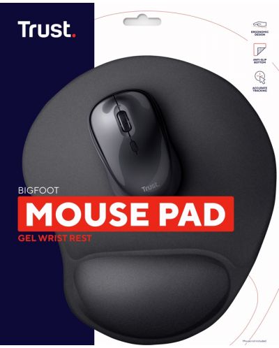 Mousepad Trust - Bigfoot, negru - 3