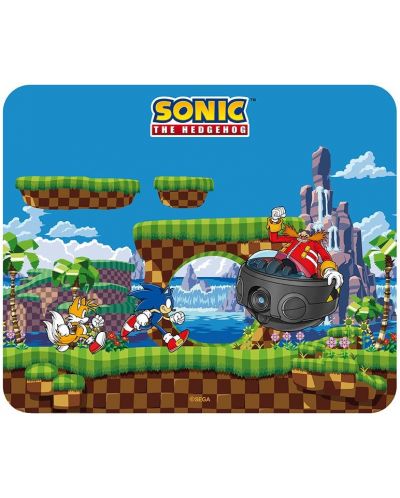 Mouse pad ABYstyle Games: Sonic The Hedgehog - Sonic, Tails & Dr. Robotnik - 1