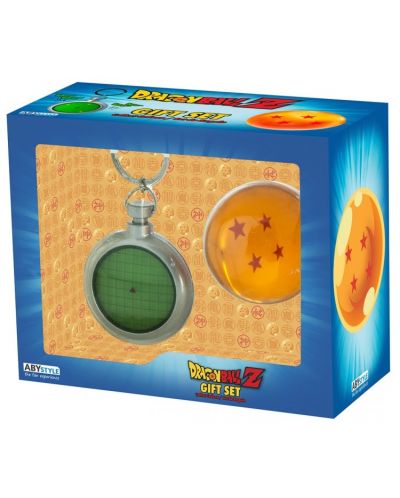 Set cadou ABYstyle Animation: Dragon Ball Z - Dragon Ball & Radar Keychain - 1
