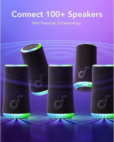 Boxă portabilă Anker - SoundCore Glow, Black | Ozone.ro