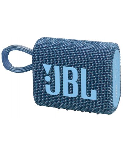 Boxă portabilă JBL - Go 3 Eco, albastru - 4
