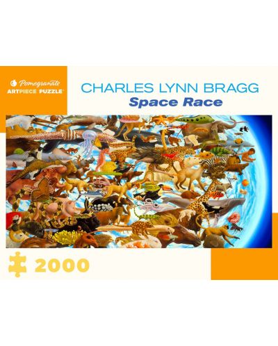 Puzzle Pomegranate de 2000 piese - Space race, Charles Lynn Bragg - 1