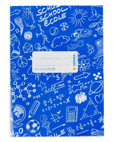 Coperta O Plus - Herma Schoolydoo, A4, albastru inchis - 1