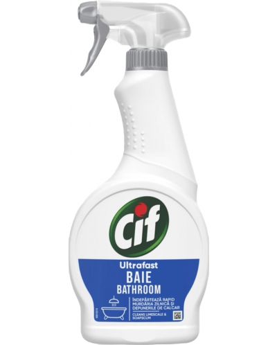 Spray de curățare pentru baie Cif - Ultrafast, 500 ml - 1
