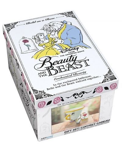 Set cadou ABYstyle Animation: Beauty & the Beast - Chip Rose	 - 1
