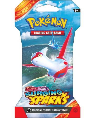 Pokemon TCG: Scarlet & Violet 8 Surging Sparks Sleeved Booster - 2