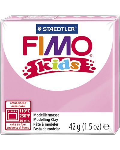 Pasta polimerica Staedtler Fimo Kids - culoare roz deschis - 1
