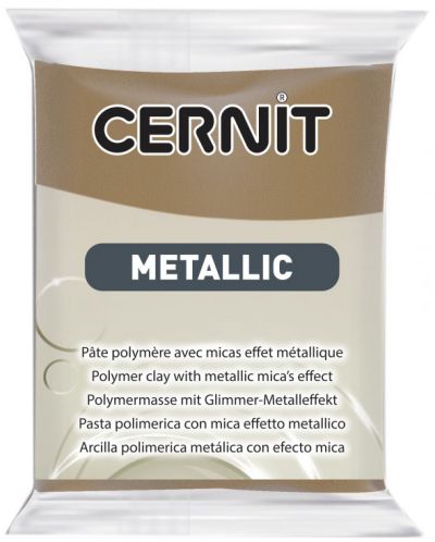 Argila polimerică Cernit Metallic - Bronz antic, 56 g - 1