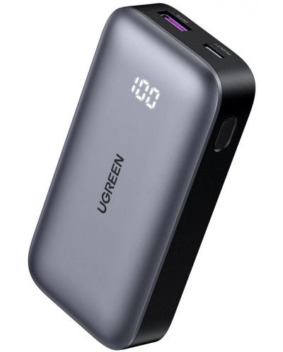 Baterie portabilă Ugreen - PB502, 10000 mAh, gri