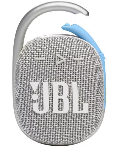 Difuzoare portabile JBL - Clip 4 Eco, alb/argintiu - 1