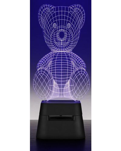 Difuzor portabil Cellularline - LED Lights Bear, negru - 2