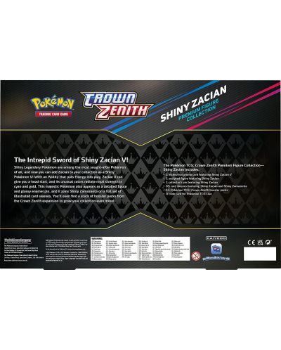 Pokemon TCG: Sword & Shield 12.5: Crown Zenith Premium Figure Collection - Shiny Zacian - 2