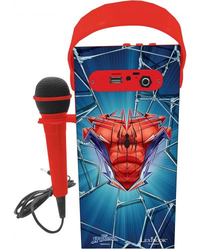 Boxă portabilă Lexibook - Spider-Man, albastru/roșu | Ozone.ro