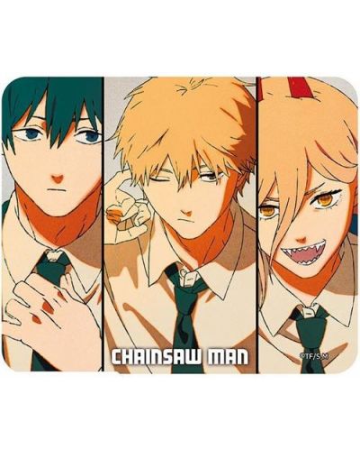 Mouse pad ABYstyle Animation: Chainsaw Man - Denji, Aki & Power - 1