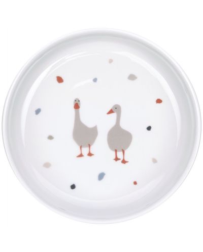 Castron din porțelan Lassig - Tiny Farmer goose, alb - 2