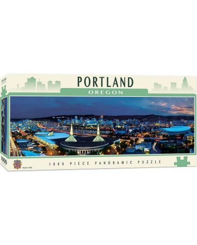 Puzzle panoramic Master Pieces de 1000 piese - Portland, Oregon - 1