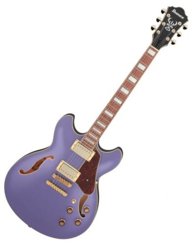 Chitară semi-acustică Ibanez - AS73G, Violet metalizat plat - 1