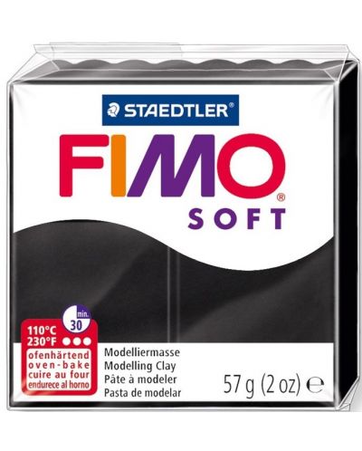 Argila polimerica Staedtler Fimo Soft, 57 g, negru 9 - 1