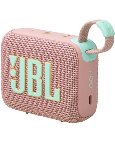 Boxă portabilă JBL - Go 4, roz - 2