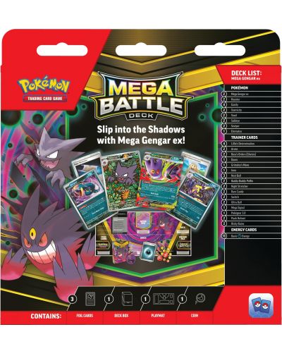 Pokemon TCG: October 2025, Mega Battle Deck - Mega Gengar ex