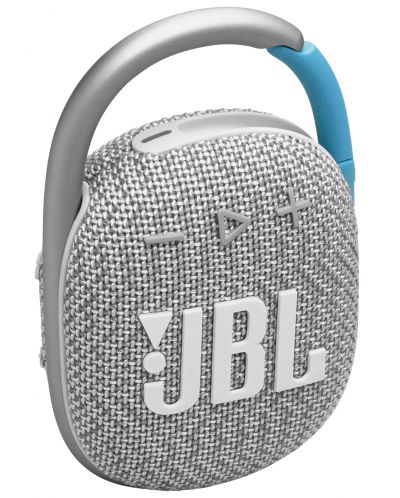 Difuzoare portabile JBL - Clip 4 Eco, alb/argintiu - 3