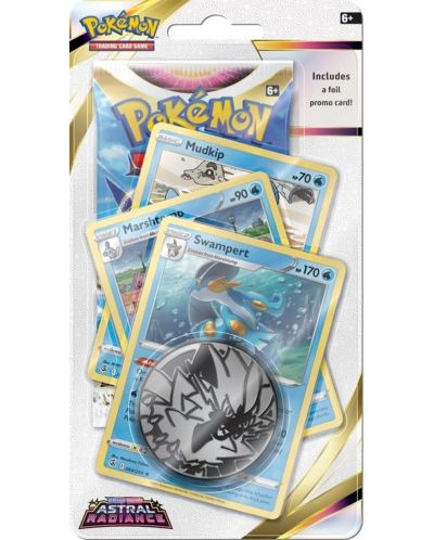 Pokemon TCG: Sword & Shield - Astral Radiance Premium Checklane Blister - Swampert - 1