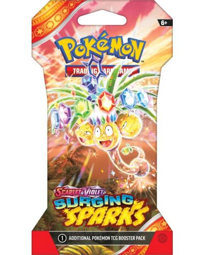 Pokemon TCG: Scarlet & Violet 8 Surging Sparks Sleeved Booster - 3