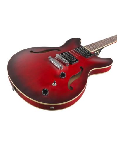 Chitară semi-acustică Ibanez - AS53, Sunburst Red Flat | Ozone.ro