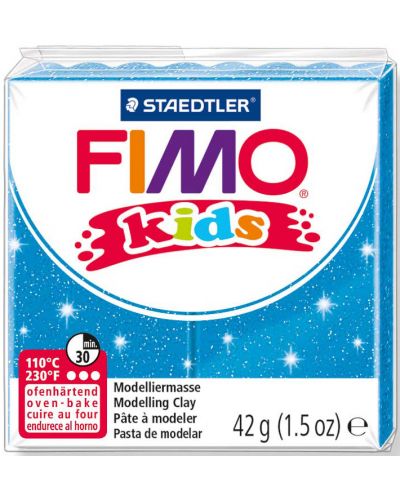 Pasta polimerica Staedtler Fimo Kids - culoare albastru stralucitor - 1