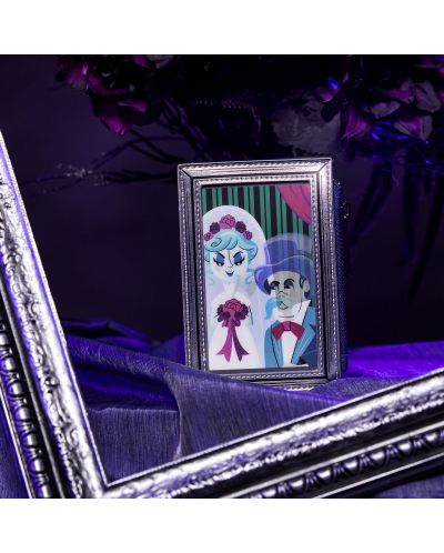 Portofel pentru carduri Loungefly Disney: Haunted Mansion - Black Widow Bride - 5