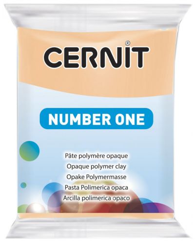 Argila polimerică Cernit №1 - Peach, 56 g - 1