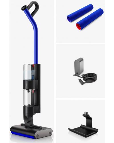 Mop electric Dyson - WR01 Wash G1, negru/albastru | Ozone.ro
