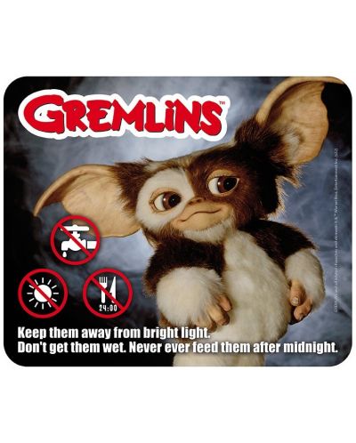 Mousepad ABYstyle Movies: Gremlins - Gizmo 3 rules - 1