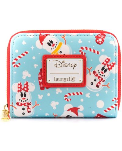 Portofel Loungefly Disney: Mickey Mouse - Snowman Mickey & Minnie - 1